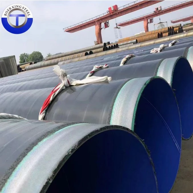 API 5L Gr. B X42 X46 X52 External 3PE Coated Internal Plastic Coating Seamless Steel Pipe