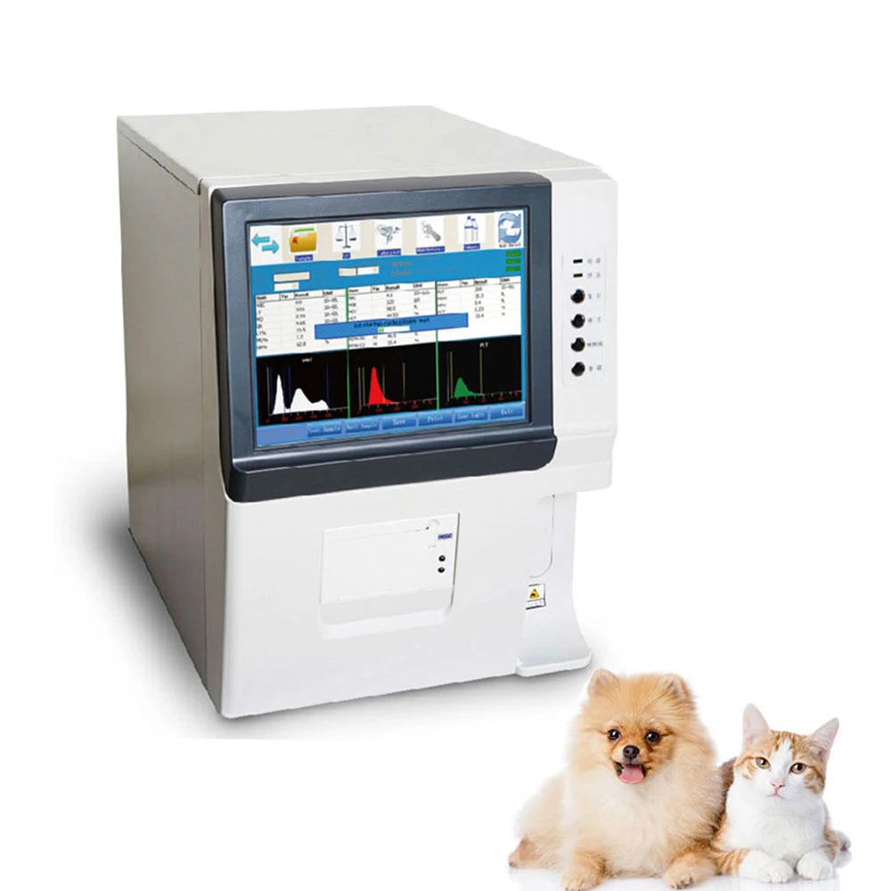 Veterinary Clinic Tierklinik Veterinary Fully Auto 3-Part Hematology Analyzer for Pet Hospital