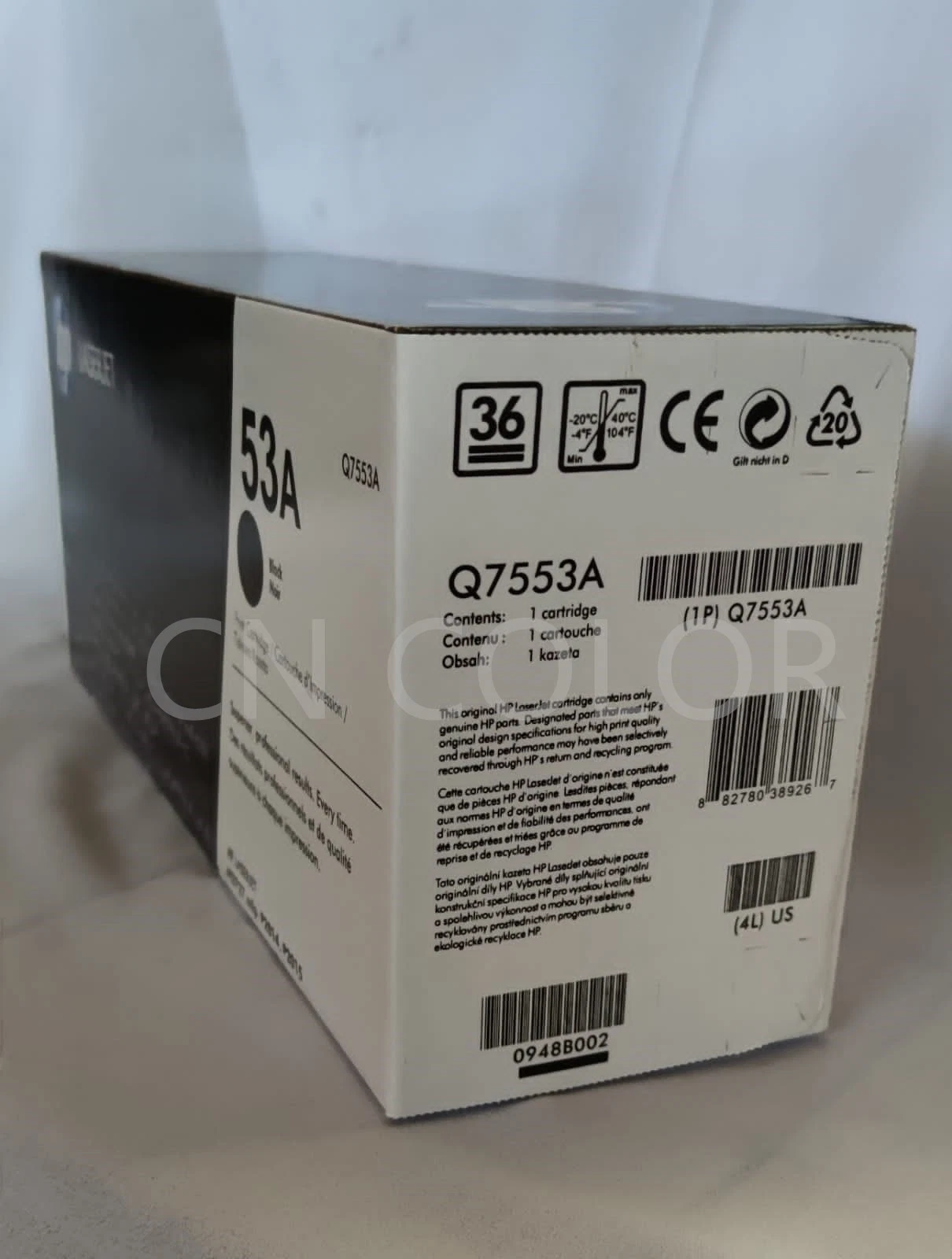 High quality/High cost performance  Q7553A Black Original Compatible Laserjet Toner Cartridge for HP Printers