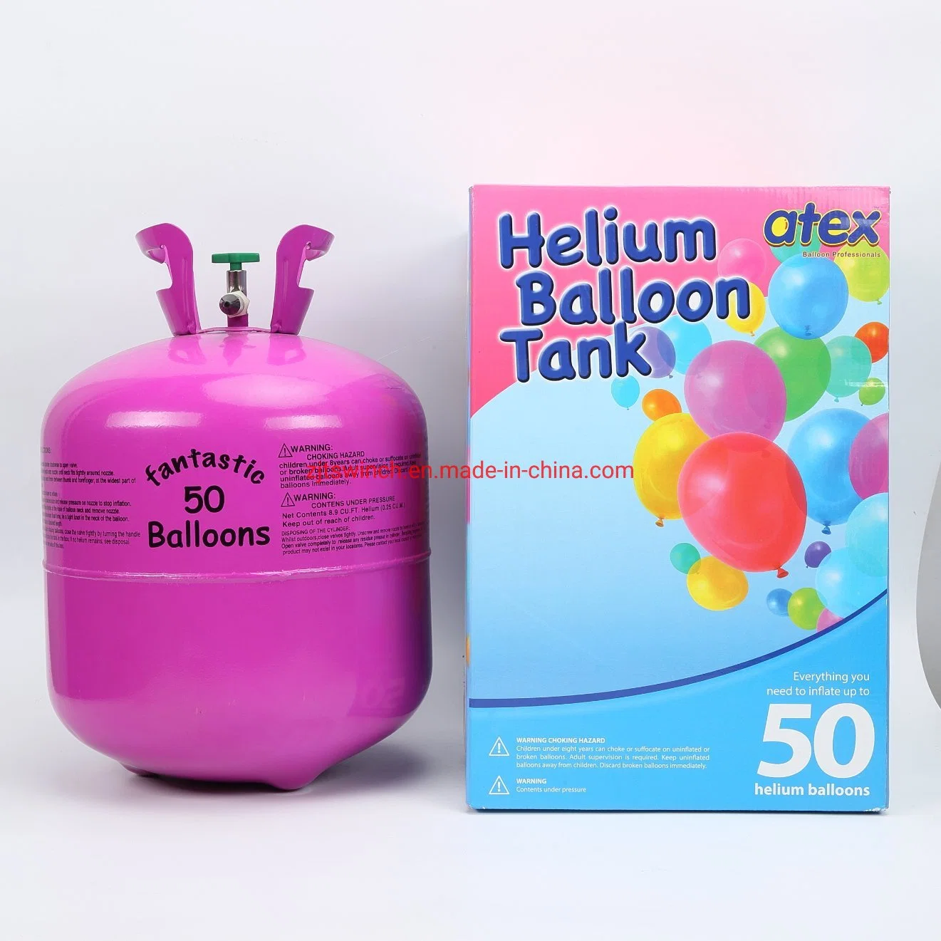 22.4L Bouteille de gaz d'hélium jetable Réservoir de stockage de gaz d'hélium pour ballon