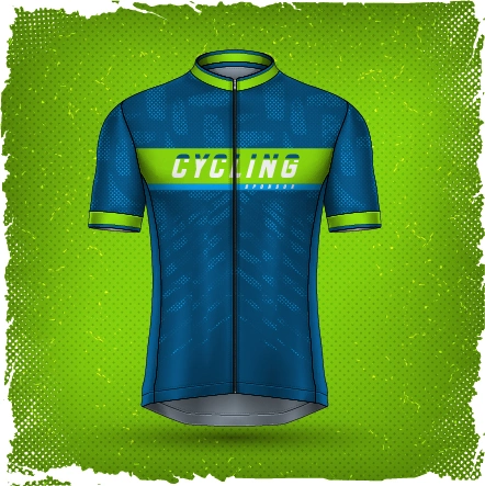 La conception personnalisée léger Quick Dry respirant l'impression personnalisée Cycling Bike Shirt à manches courtes