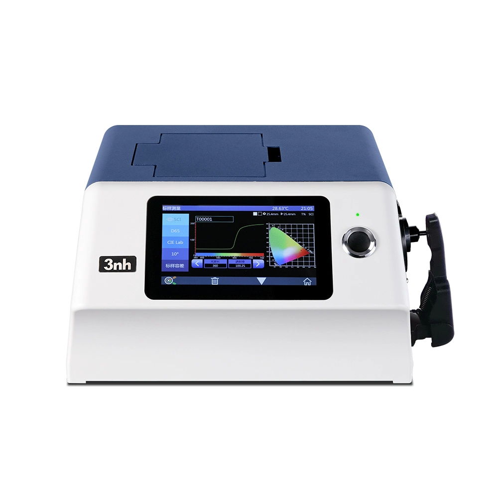 Ys6060 جهاز قياس الطيف الضوئي المنضدي (spectrophotometer) المعاد تدويره من البلاستيك الشفاف لألوان عداد الألوان