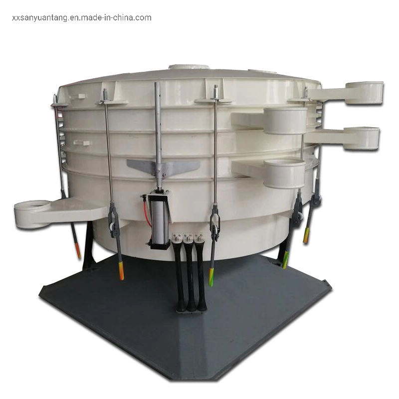 Graphite Powder Sieving Double Decks Tumbler Vibratory Sieving Screen Cheap Price