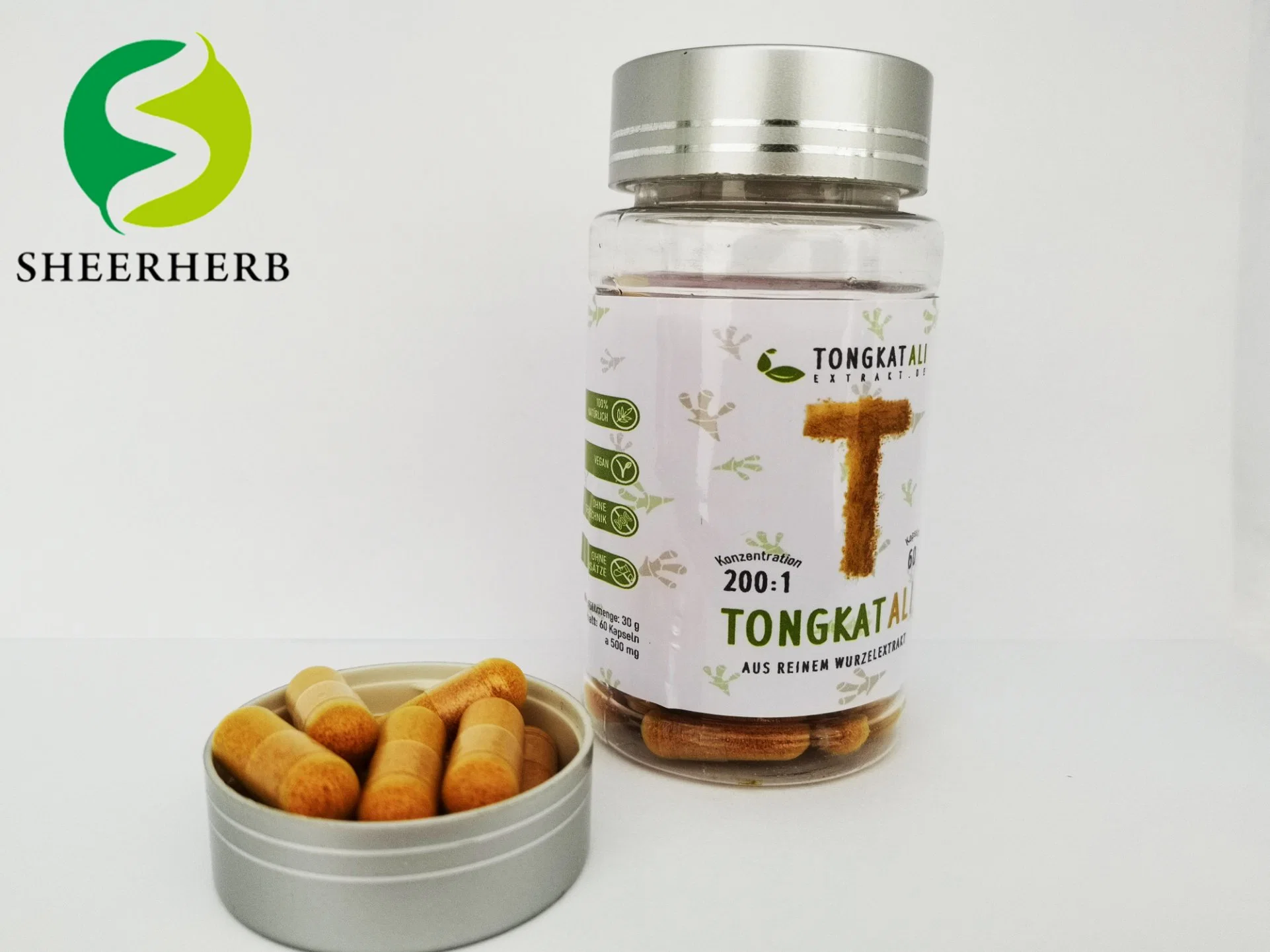 Productos de cuidado de la salud en polvo de extracto de Tongkat Ali de Eurycoma Longifolia natural de venta caliente de Sheerherb