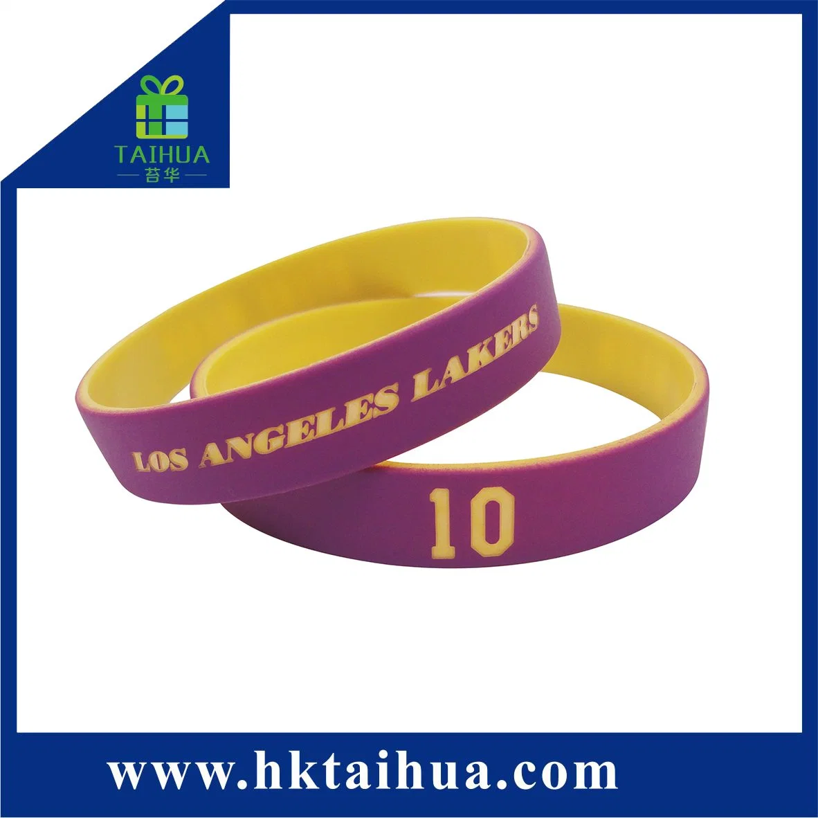 Dual Layer Fashion Silicone Rubber Band