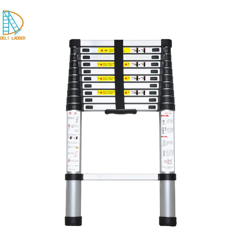 15.2FT Lidl Foldable Step Stairs Extension Aluminium Telescopic Ladder