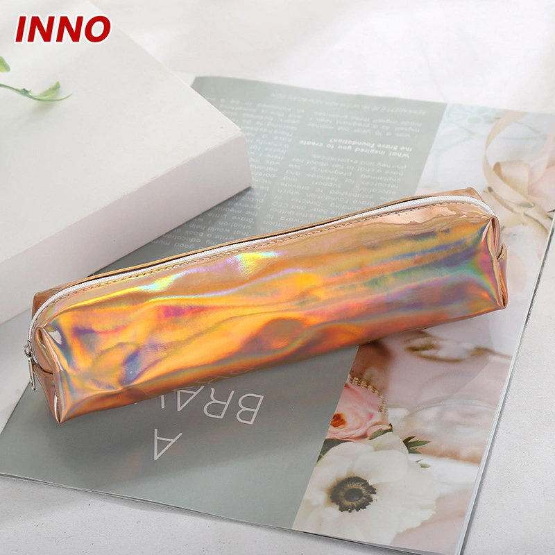 Wholesale/Supplier Inno Brand R064# Korean-Style Colorful Laser Stationery Bag for Learning Stationery Eco-Friendly