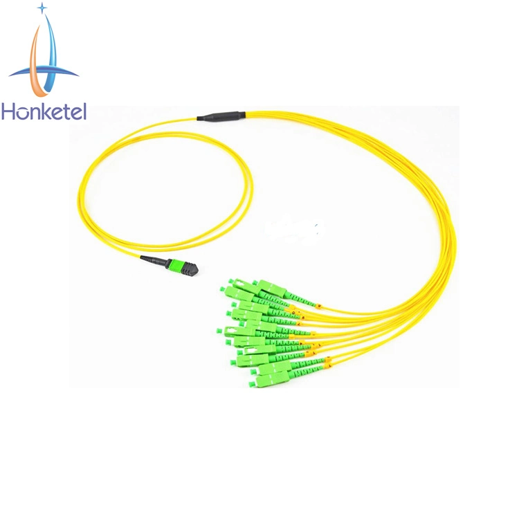 Qualidade elevada a MPO/MTP para sc/LC 12 núcleos de fibra óptica Cabo Breakout