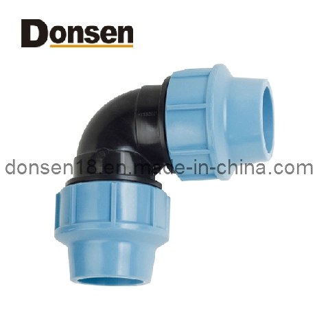 90 Degree Elbow PP Compression Fittings