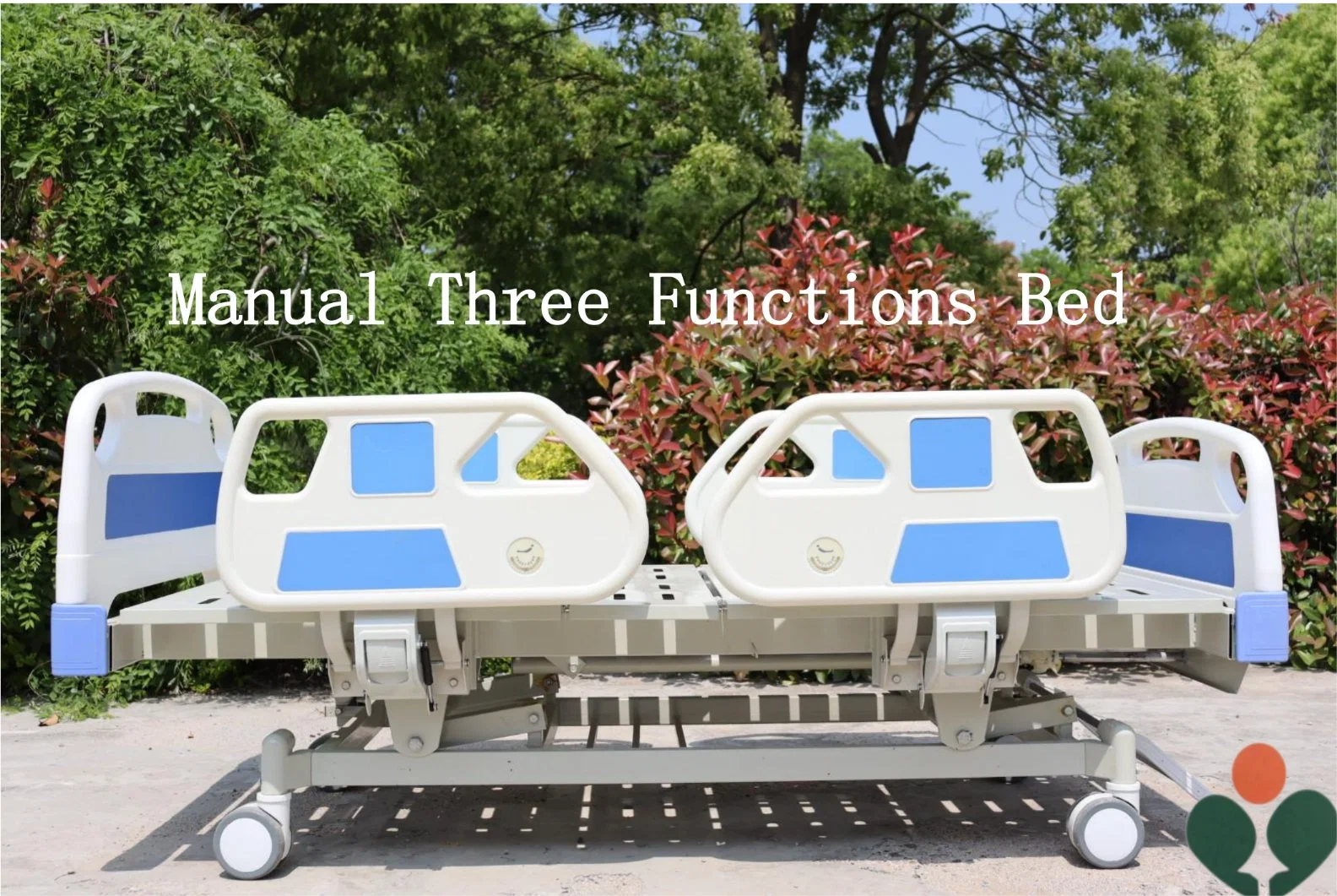 Adjustable Hospitals' Manual Three Functions Beds for Enhanced Comfort