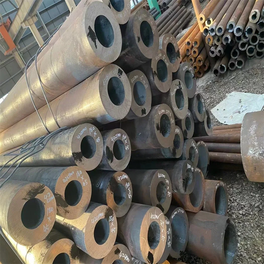 AISI ASTM 4130 4140 Alloy Steel Pipe 42CrMo Seamless Steel Pipe Hot Rolled Cold Rolled Seamless Steel Carbon Steel Tube Manganese Pipe