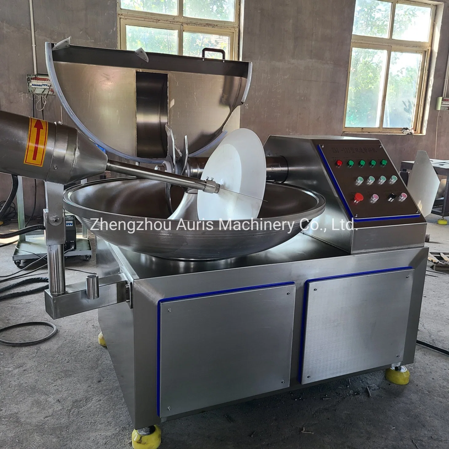 80L máquina de fabricación de salchichas industriales de carne de cerdo carne de cordero Bowl picar verduras Cortador de máquina de corte Cutter