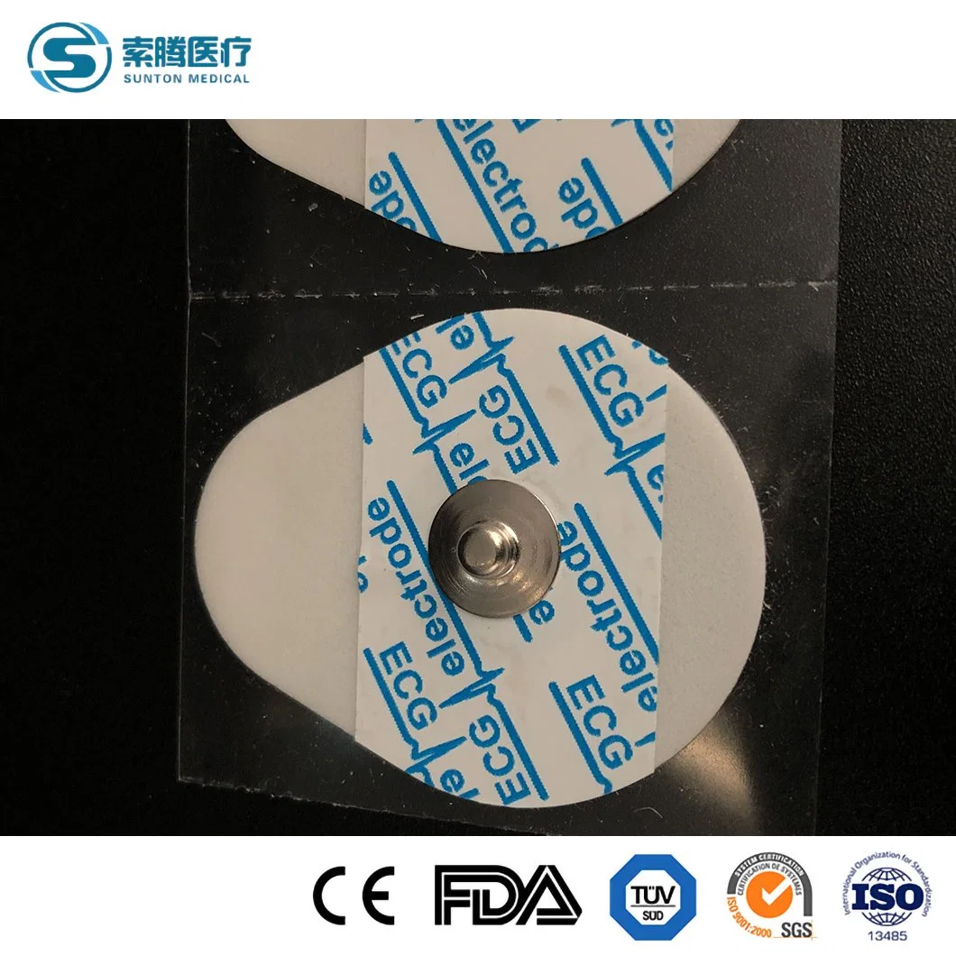 Sunton 350± 20g/M2 pieza de electrodo de densidad Areaal China High Pure Electrodo de grafito Flake Proveedor de electrodos de alta calidad médica para adultos Hoja de electrodos