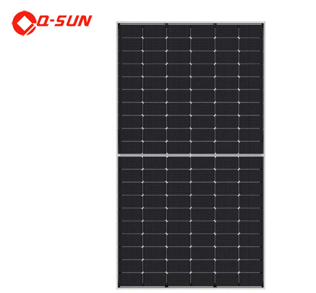 Solar Panels Black Mono 450W 182mm 10bb Half Cut Cells Solar Panel Perc Panels