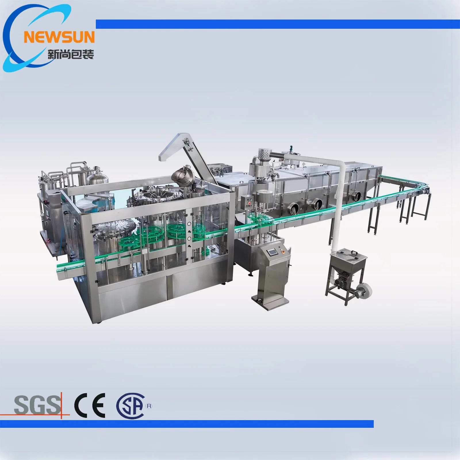 Full Automatic Glass Bottle Beer Filling Sealing Bottling Machine