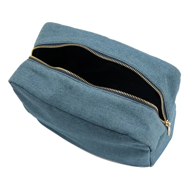 Retro Casual Denim Ladies Cosmetic Bag Travel Storage Stationery Personality Bag