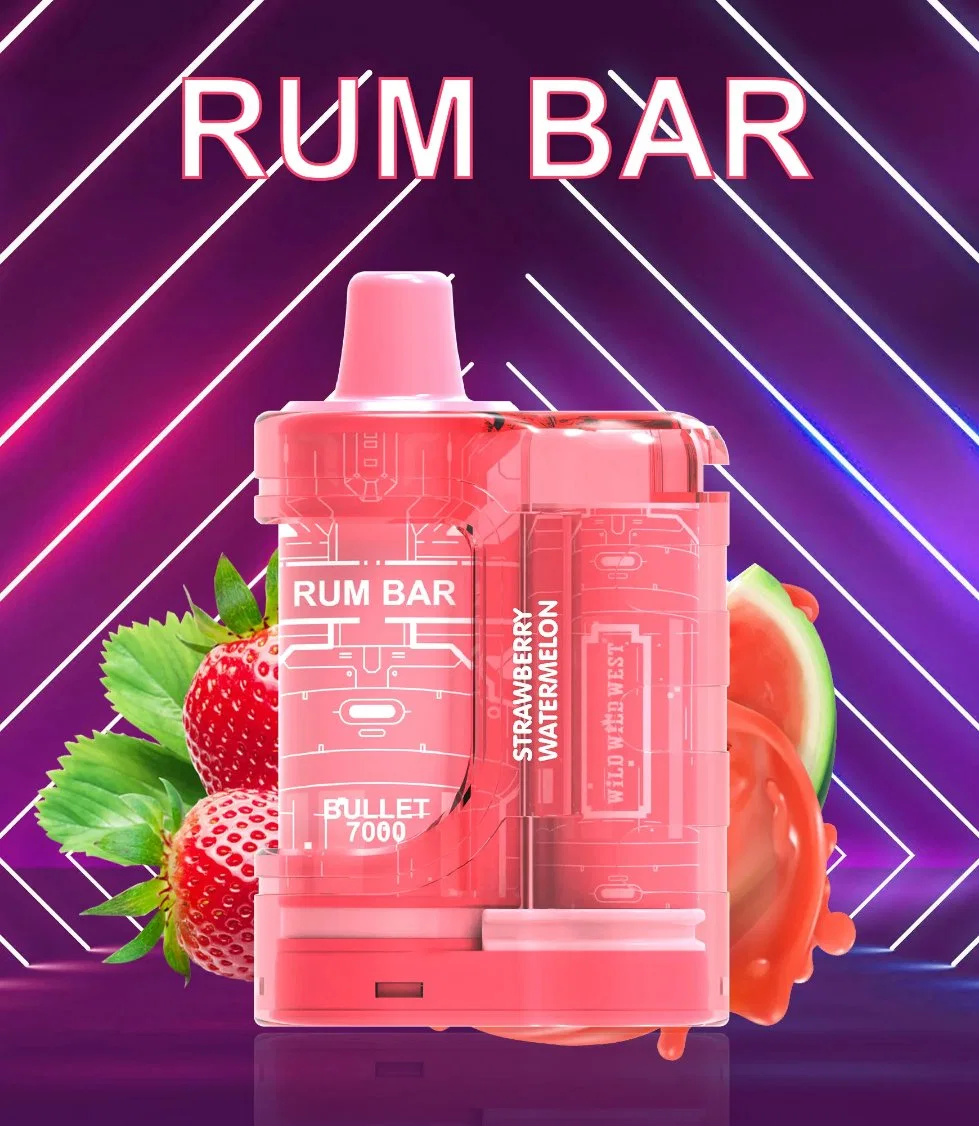 Wholesale/Supplier Market Rum Bar 7000 Puffs Disposable Alibaba Puff Distributors VIP Smoke Price