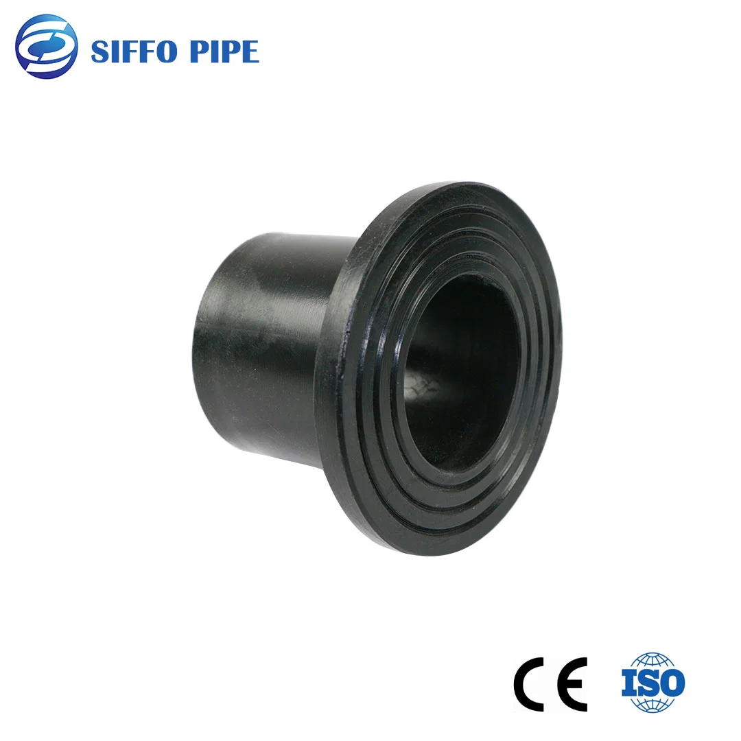 DN180mm Flange preta de plástico da conexão do tubo para o acoplamento/Agricultura irrigação/Jardim de irrigação/Conector / válvula de controle/Certificados ISO