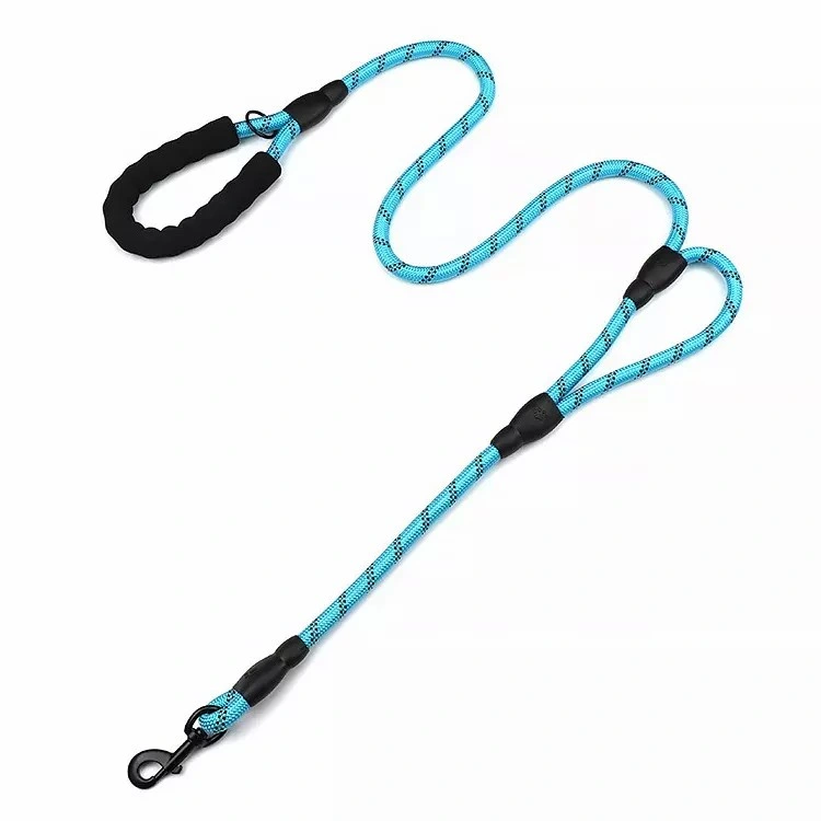 Heavy Duty Nylon Double Way Bungee Dog Leashes with Reflective Line, Big Dog Bungee Leads for Sale