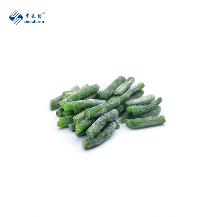 Sinocharm Vegetables IQF Green Beans Frozen Cut Green Beans