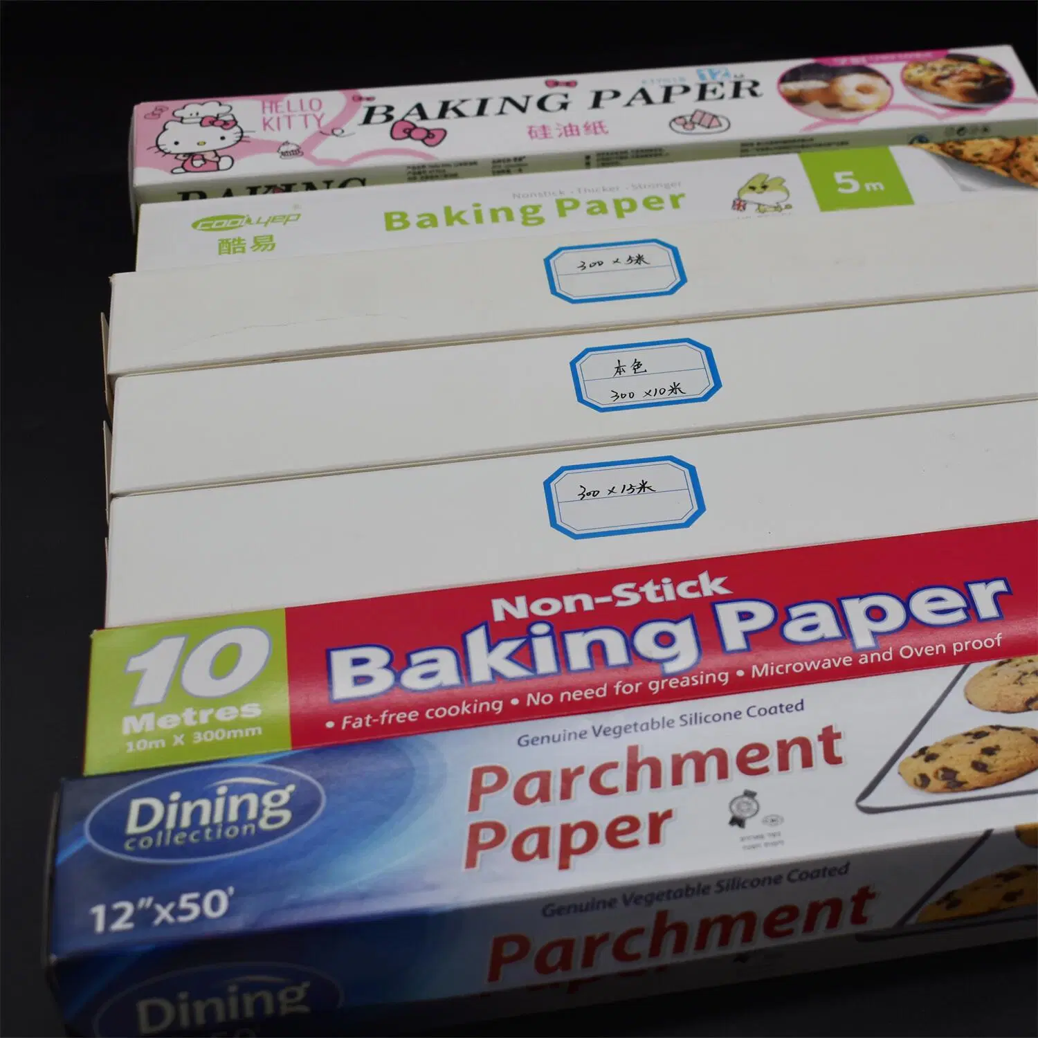 Easy Cut Grease Proof Silicone Coated Parchment Baking Paper