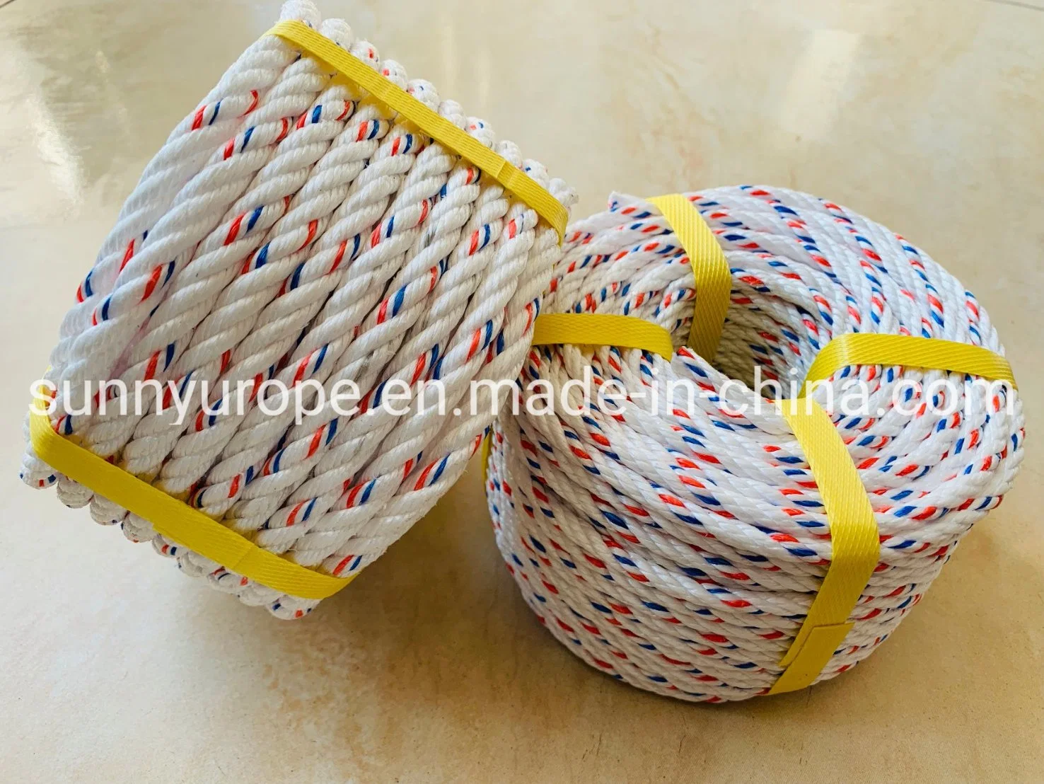 Cuerda de nylon de la cuerda de polipropileno PP Danline cuerda de amarre de 3 hilos Danline PP PP Cuerda cuerda cuerda plásticos