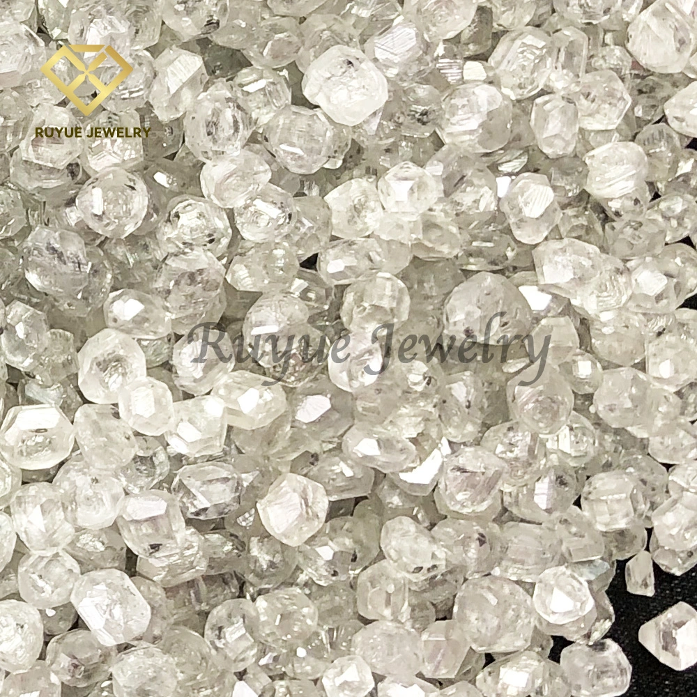 Ruyue Jóias Hpht/CVD 1.95carat vs White Color IGI/Gia Report Customize Anéis de casamento brincos colar Rough Lab Grown Diamond Joalharia