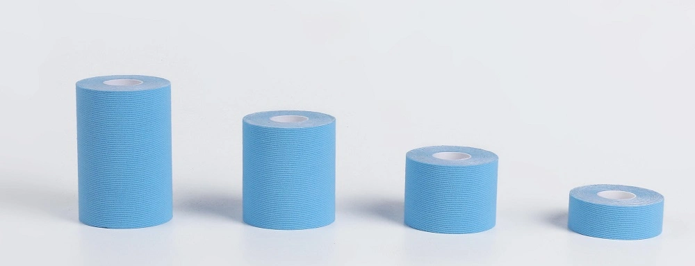 Factory Price Disposable Colorful Plaster Medical Products Cohesive Adhesive Bandage Kinesiology Tape