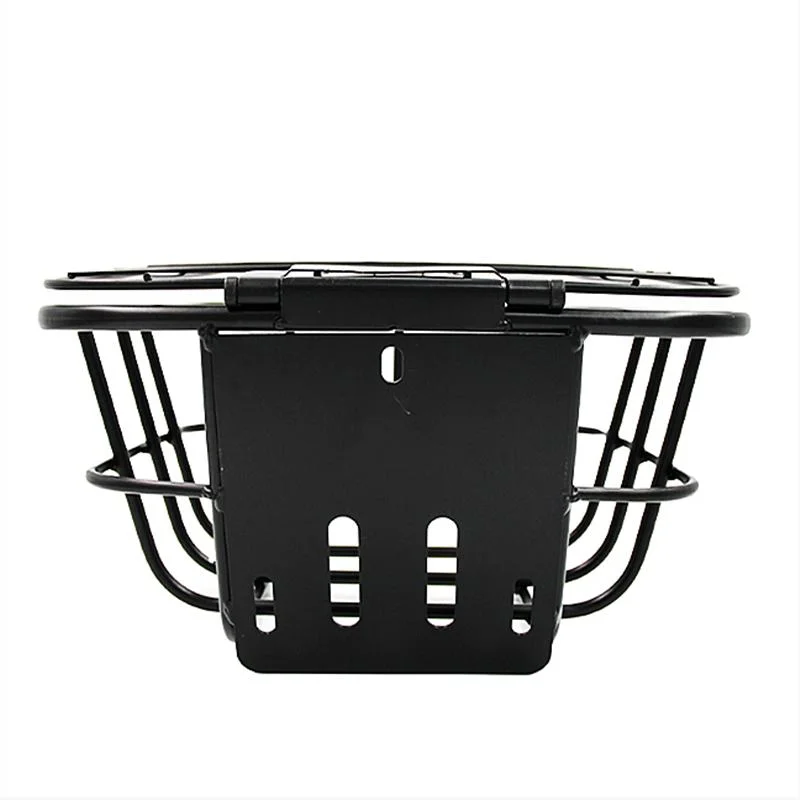 Fashion Rear Aluminum Alloy Bicycle Basket with Fittings