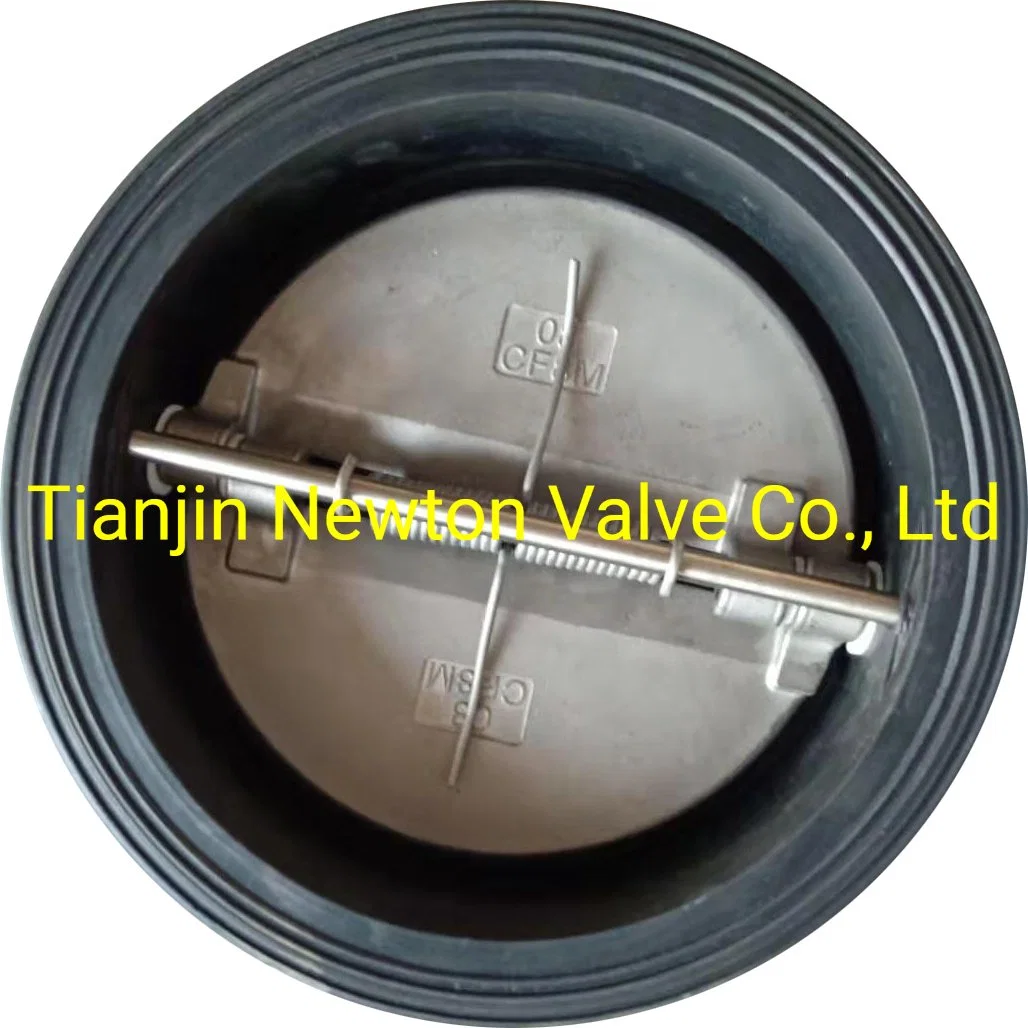 Class150 Stainless Steel Dual Plate One-Way Wafer Type Flap Check Valve