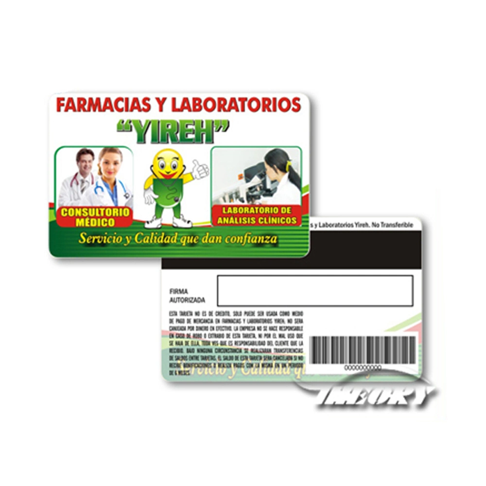 Tarjeta de membresía anual de PVC para Zoo a precio bajo Recarga de la tarjeta