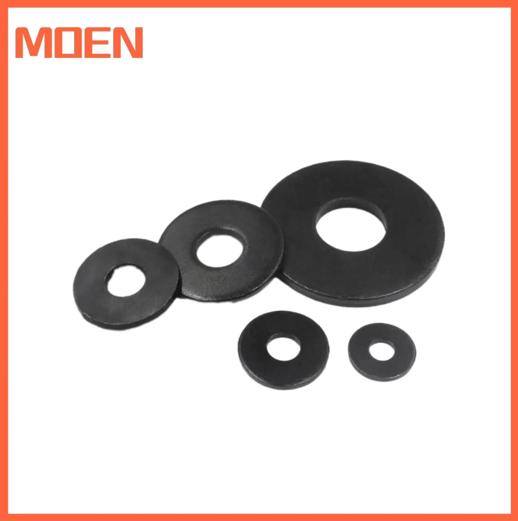 Bolts and Nuts Fastener DIN9021 Carbon Steel Black Hardened Flat Washer