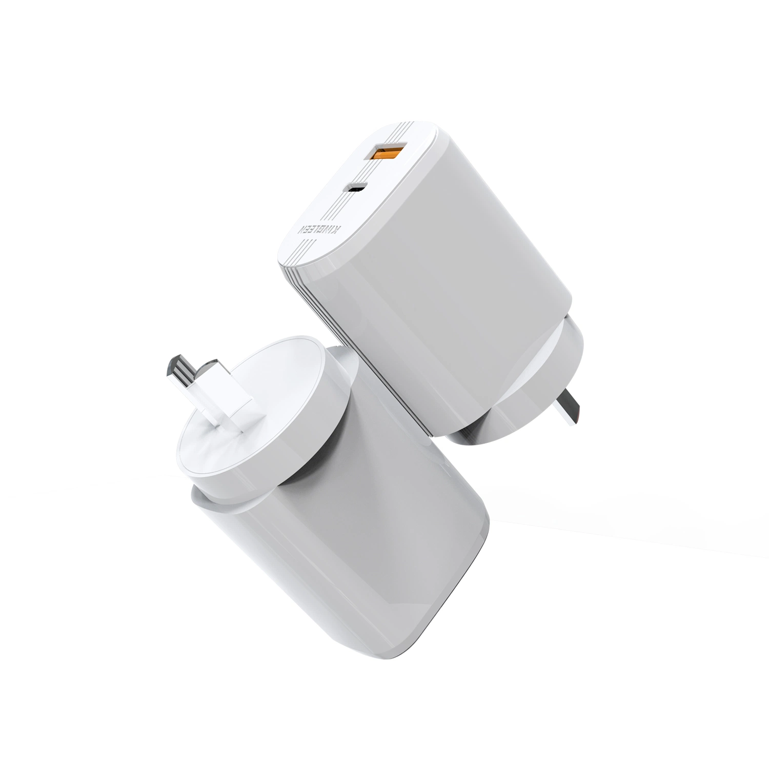 Au Pin Charger Pd &amp; QC 2 Ladeanschlüsse Super Laden Sie bequem 2 Geräte gleichzeitig OEM ODM Für iPhone 13 Neueste mobile