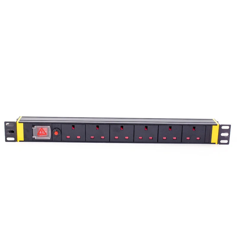 Aluminium Alloy Shell 6 Way Basic PDU 1u