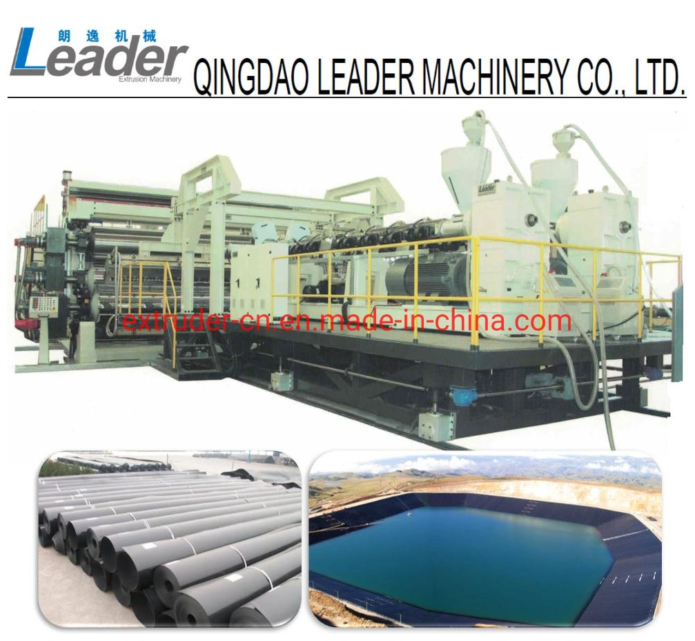 HDPE PE Geomembrane Extrusion Geomembrane Liner Sheet Extruder Machine (8000mm width)