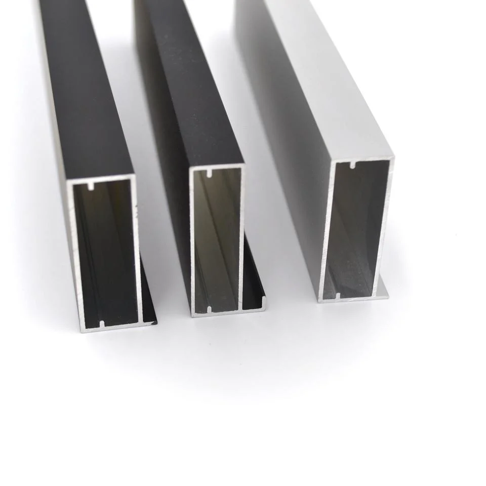 Aluminum Extrusion Profiles Cabinet Cupboard Mirror Frame Aluminum Tube