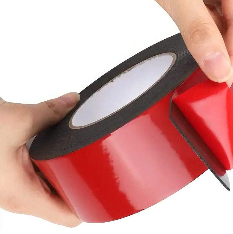 Red Black Stong Double Sided Adhesive PE/EVA Foam Tape for Walls Windows Glass Doors
