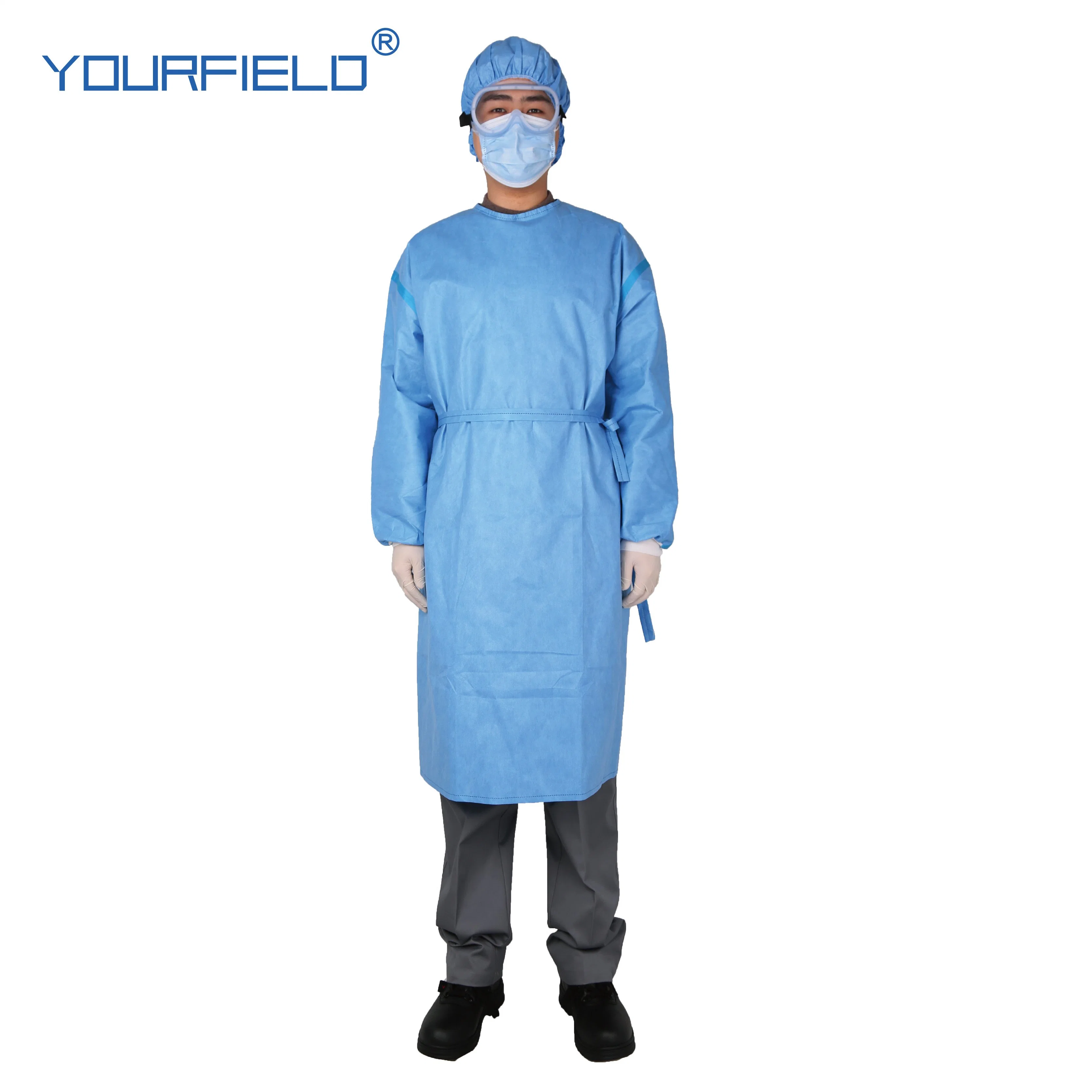 YY/AAMI/EN Disposable Surgical Gown of Medical Instrument