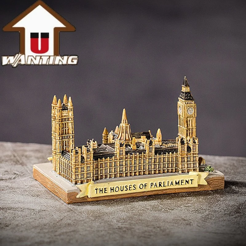 Custom Promotional Gift England Parliament House Famous Building Travel Souvenir Home Decoration