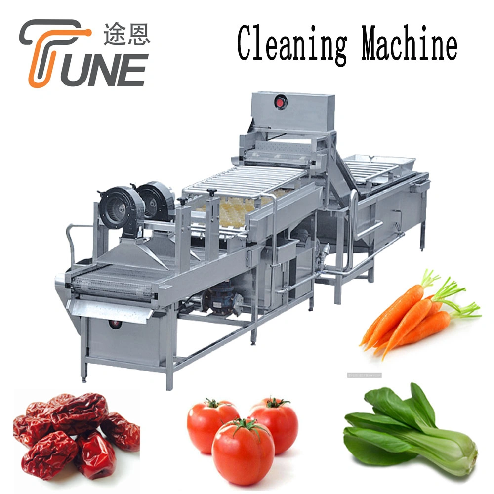 High Pressure Bubble Brush Washing Machine for Fruit and Vegetable