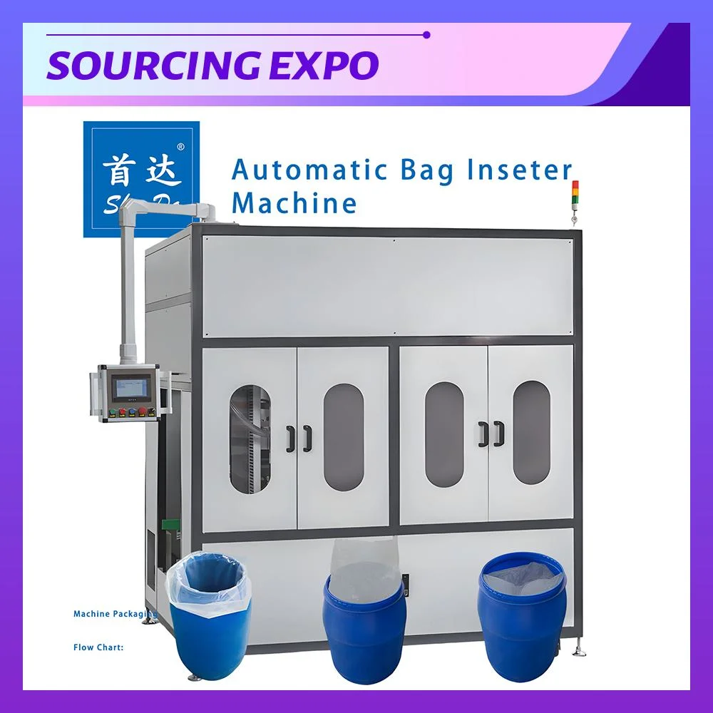 Automatic Bag Inserting Box Shrink Packaging Machine for Food Beverage etc. Production Line