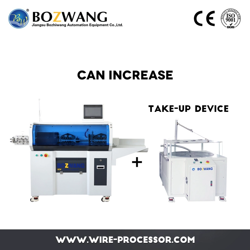 New Energy Computerized Terminal Crimping Machine/Wire Cutting and Stripping Machine for 50 Sqmm Cable with Rotary and Double Blades