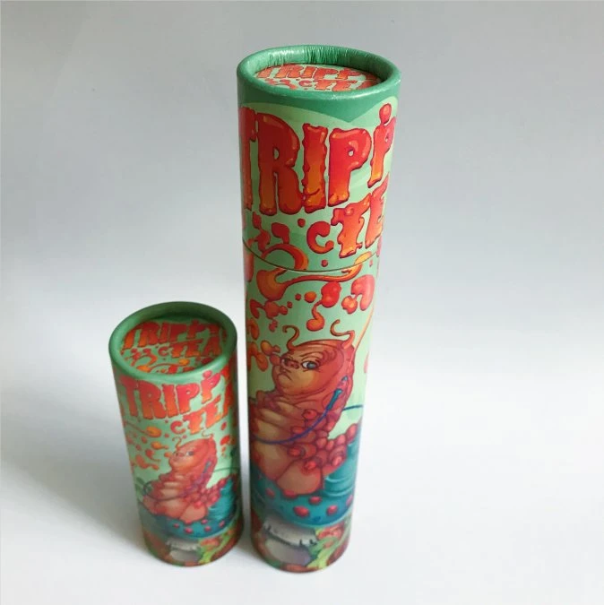 Hot Sale Round Colorful Paper Cylinder Tube for Straw/Pen/Pencil/Brush Incense Stick Packaging Box