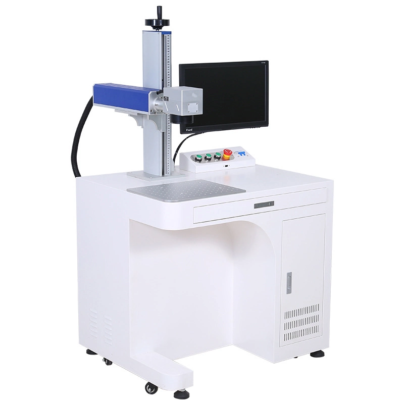 Fiber Laser Marking Machine for Metal Rock Plate and Plastic Plate Marking