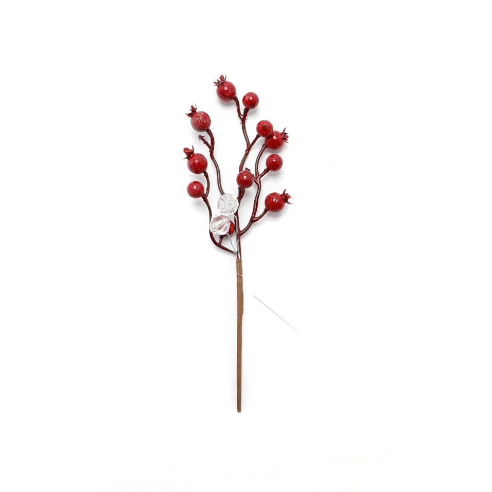 Good-Looking Berry Branch Christmas Decoration Branch Diamond Berry Paired with Mini Branch Holiday Decoration Branch