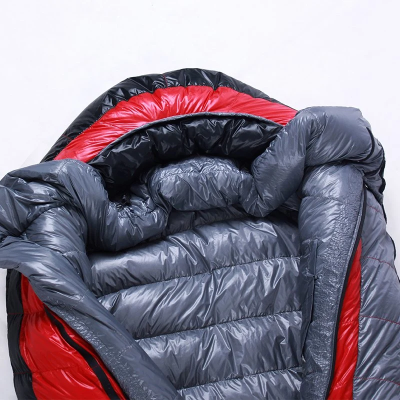 Sac de couchage adulte personnalisé pour le camping en plein air par temps extrêmement froid Équipement de camping en plein air.