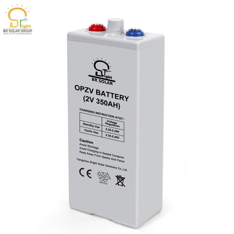 Opzv-2V3000ah Tubulaire Gel Opzv Stockage Lithium/Ion Lithium/Li Io Batterie Rechargeable Étanche Sans Entretien Longue Durée de Vie pour les Systèmes de Stations d'Énergie Solaire