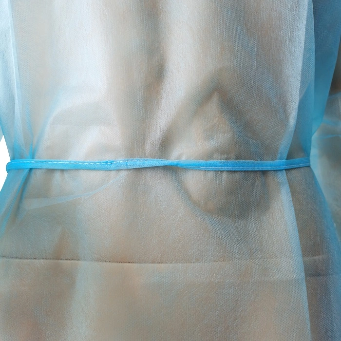 Hospital Use Disposable Breathable Isolation Gown PP Isolation Gown with Ties