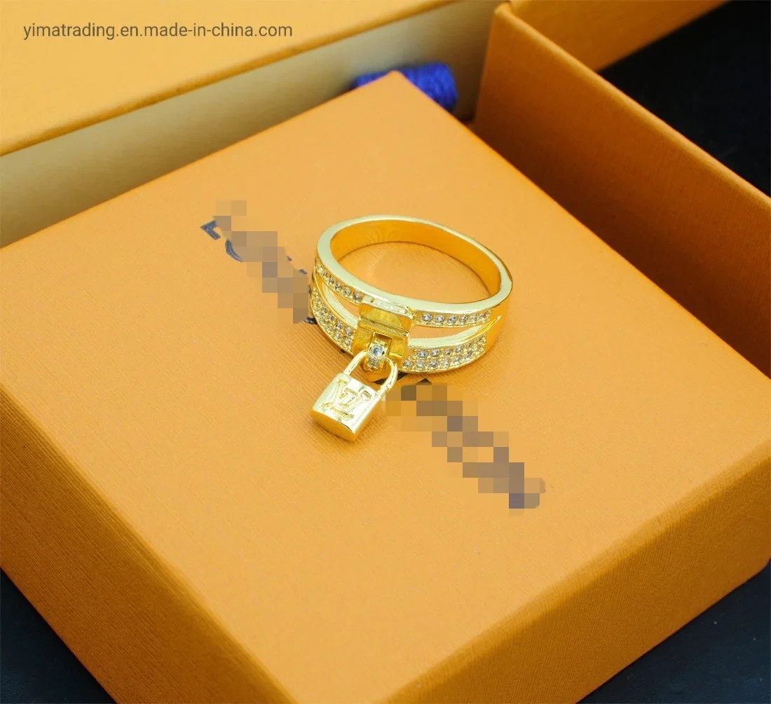 Wholesale/Supplier Replica Jewelry Luxury Rings Colours The Mosaic Gold Ring with Logo Titanium 925 Silver Designer Jewelry