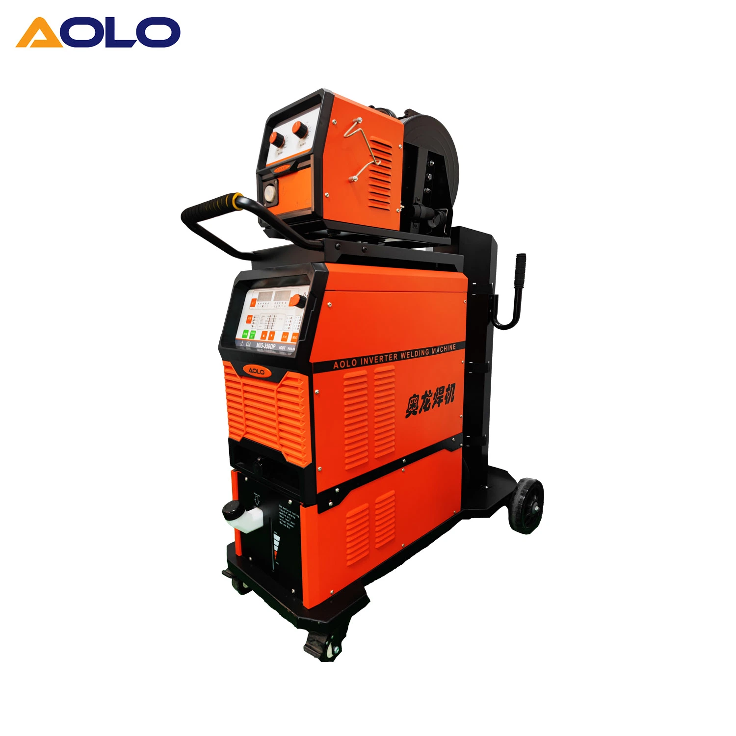 Máquina todo en uno 350/500AMP IGBT Inver Doble Pulso Gas Welder blindado